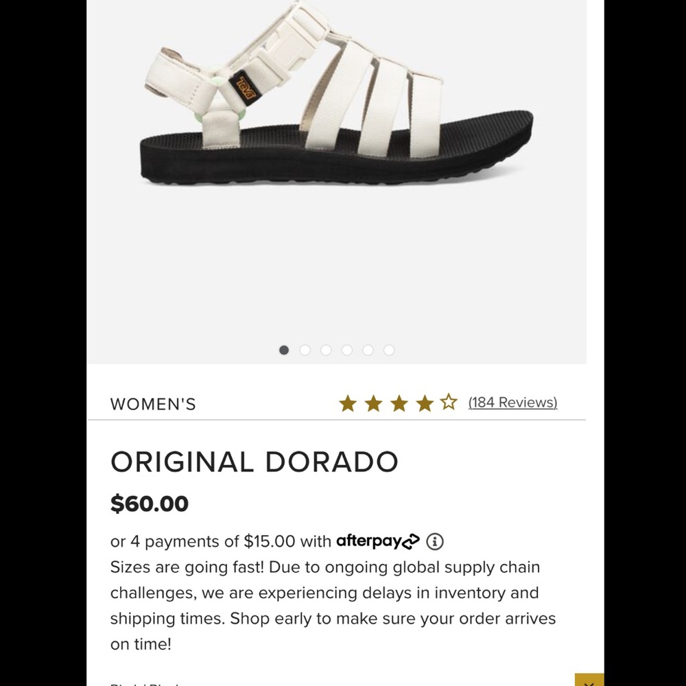 Teva Dorado sandals size 8